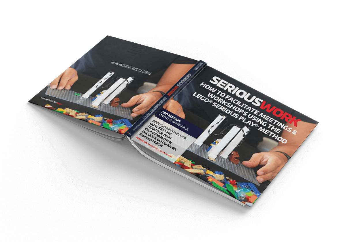 SERIOUSWORK Book cover: how_to_facilitate_meetings_workshops_using_the_lego_serious_play_method_book